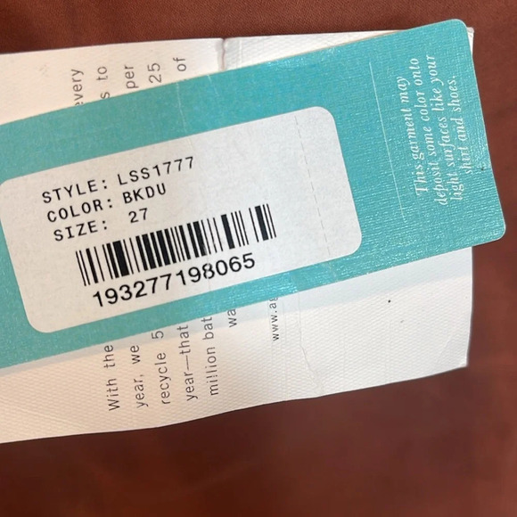 Ag Farrah High Waist Ankle Skinny Orange Jeans Size 27 - Picture 4 of 8